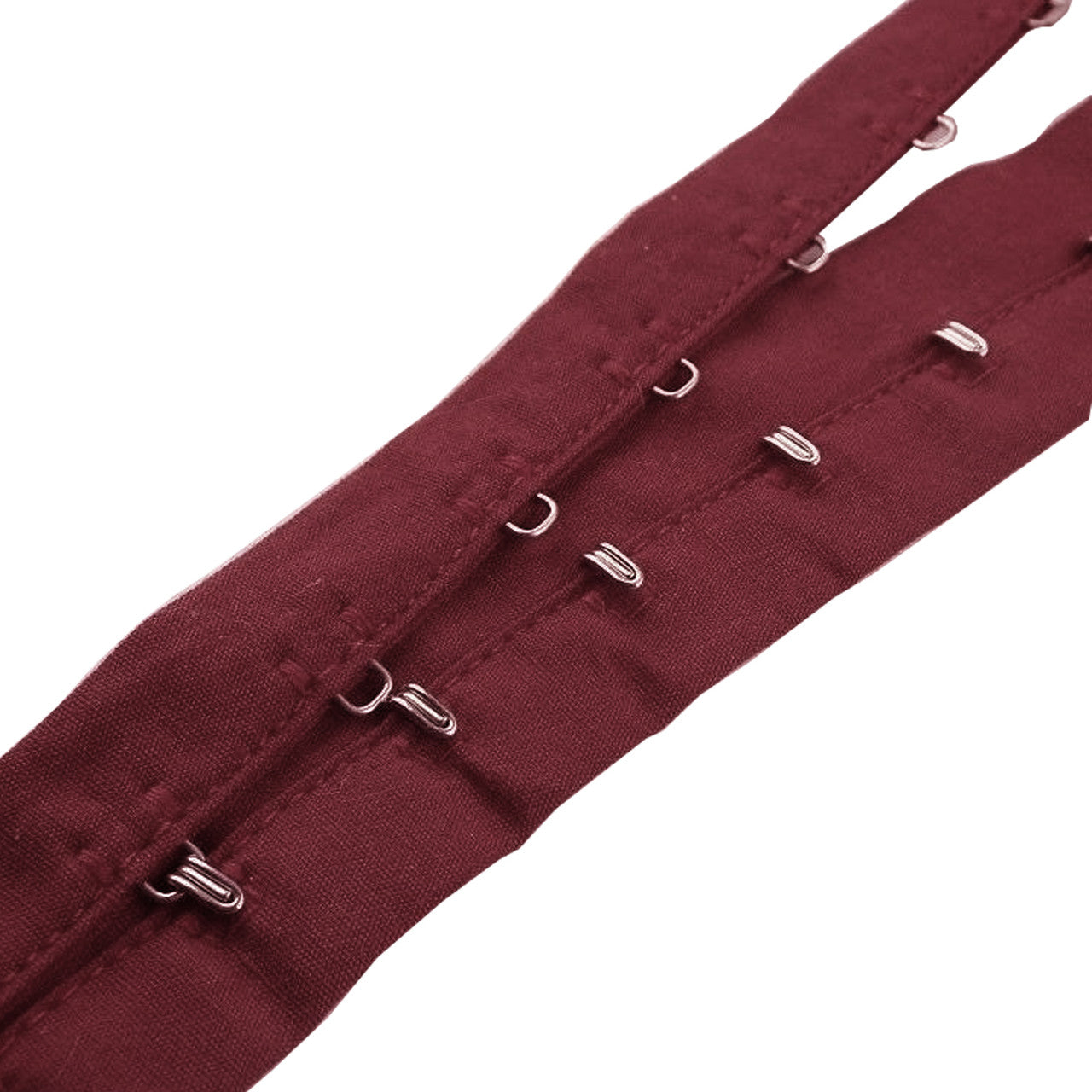 27mm Hook And Eye Tape - Burgundy