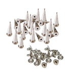 Plastic Spike Studs (10mm x 29mm) with Base Pin - Pack of 100