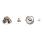 Flat Head Mushroom Shaped Punk Studs with Base Pin (Pack of 100)