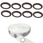 40mm Eyelet Curtain Heading Tape - 1m