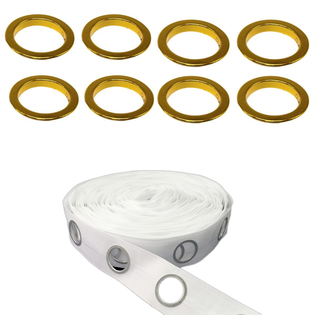 40mm Eyelet Curtain Heading Tape - 1m