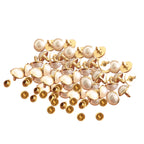 8.5mm Ivory Pearl Stud Rivets (Pack of 50)