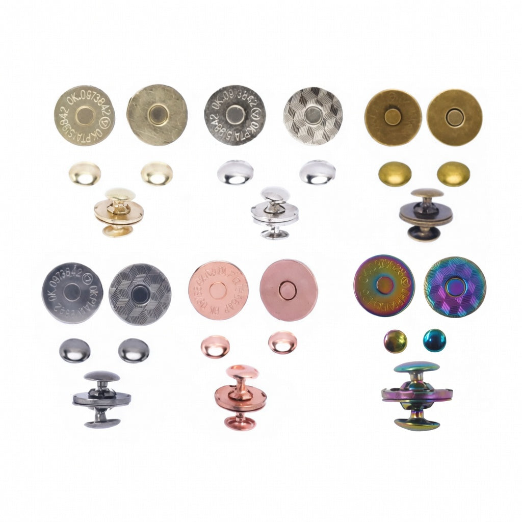 Magnetic Clasps with Rivets