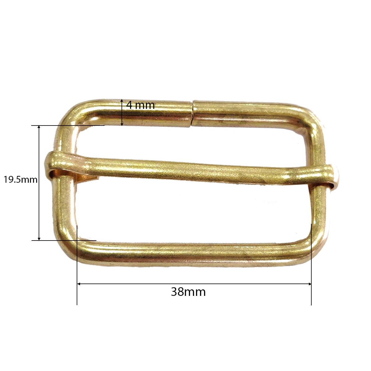 Non-Welded Metal Triglide Slider Buckles (Pack of 2)