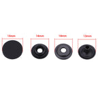 4-Part Flat Cap Press Studs (10 Sets)