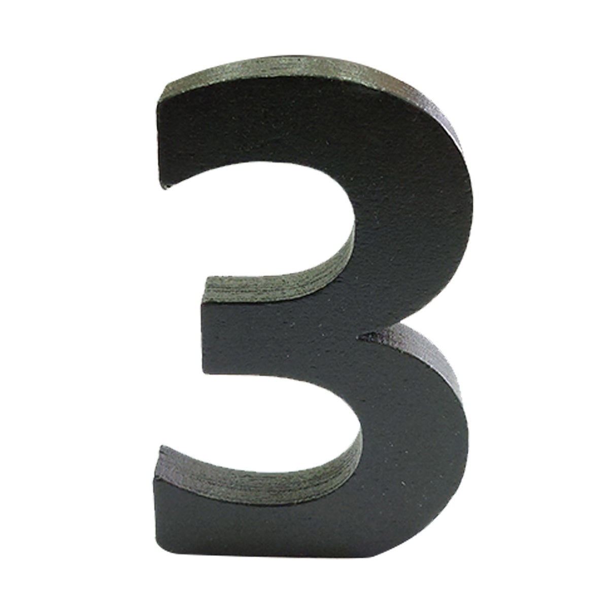 Large Wooden Flat Bottom Number