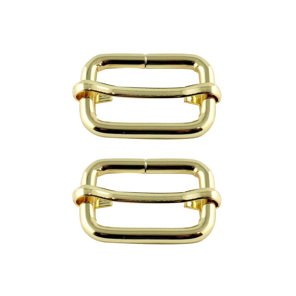 Non-Welded Metal Triglide Slider Buckles (Pack of 2)