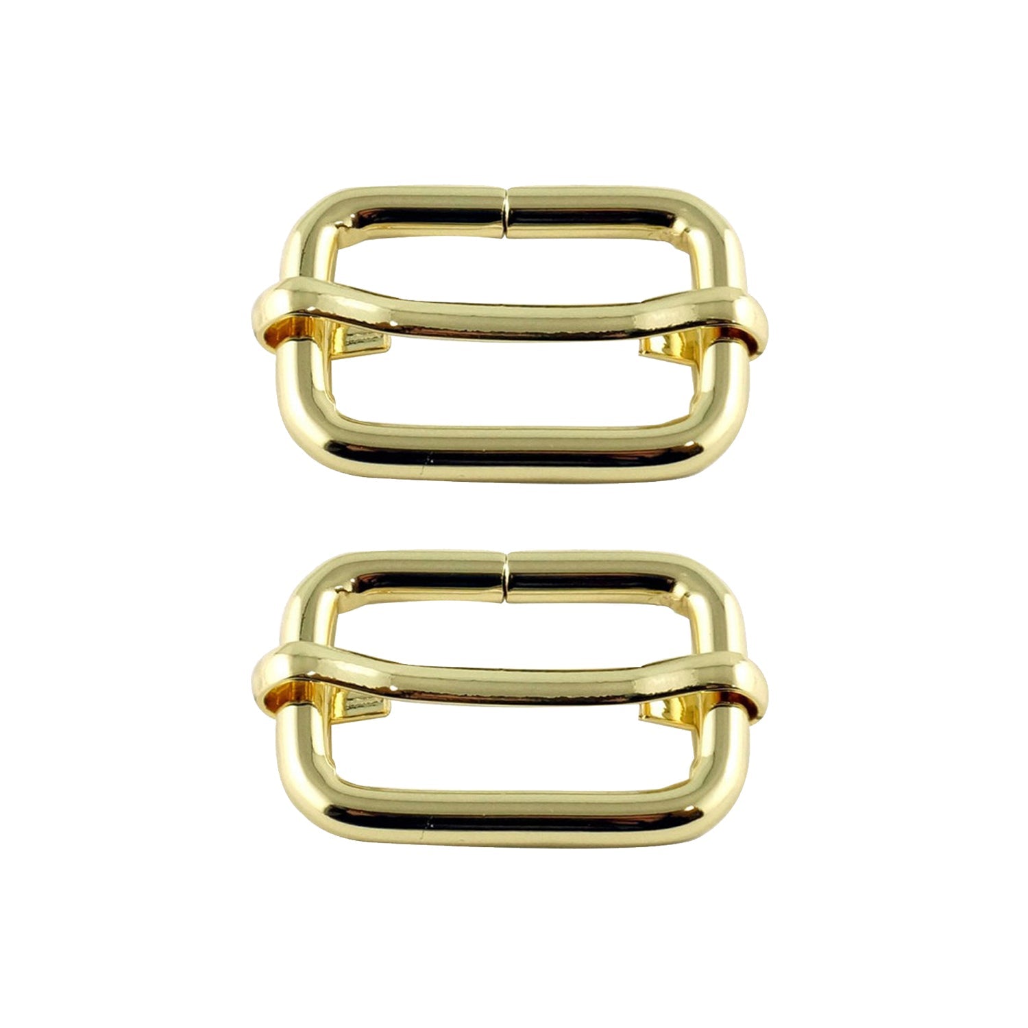 Non-Welded Metal Triglide Slider Buckles (Pack of 2)