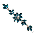 Sew-On Diamante Flower Motif