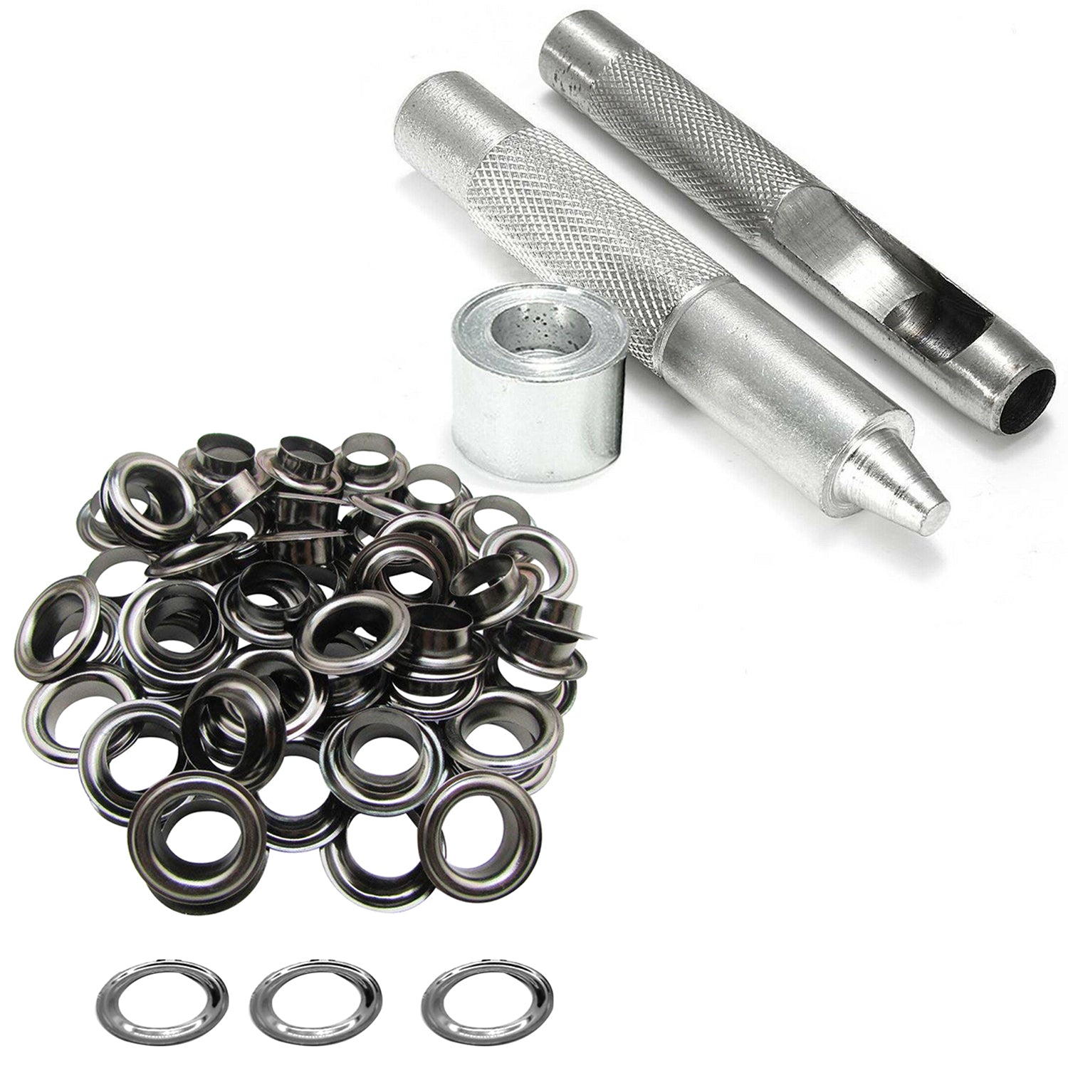 Eyelets with Tool Set - (Pack of 100)