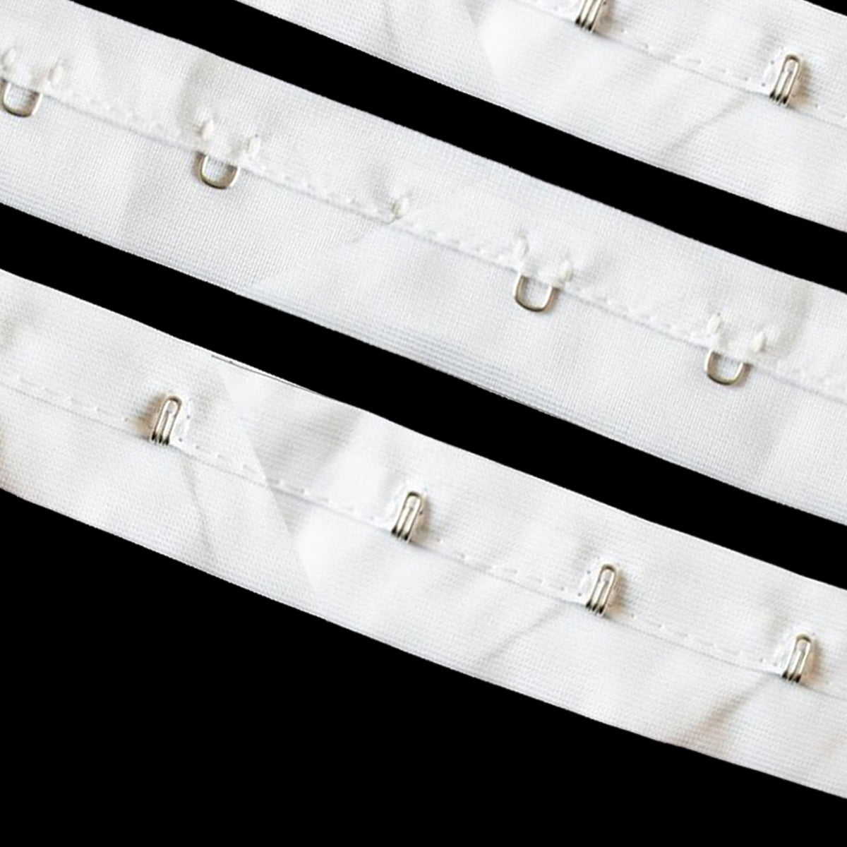 25mm Cotton Hook & Eye Tape