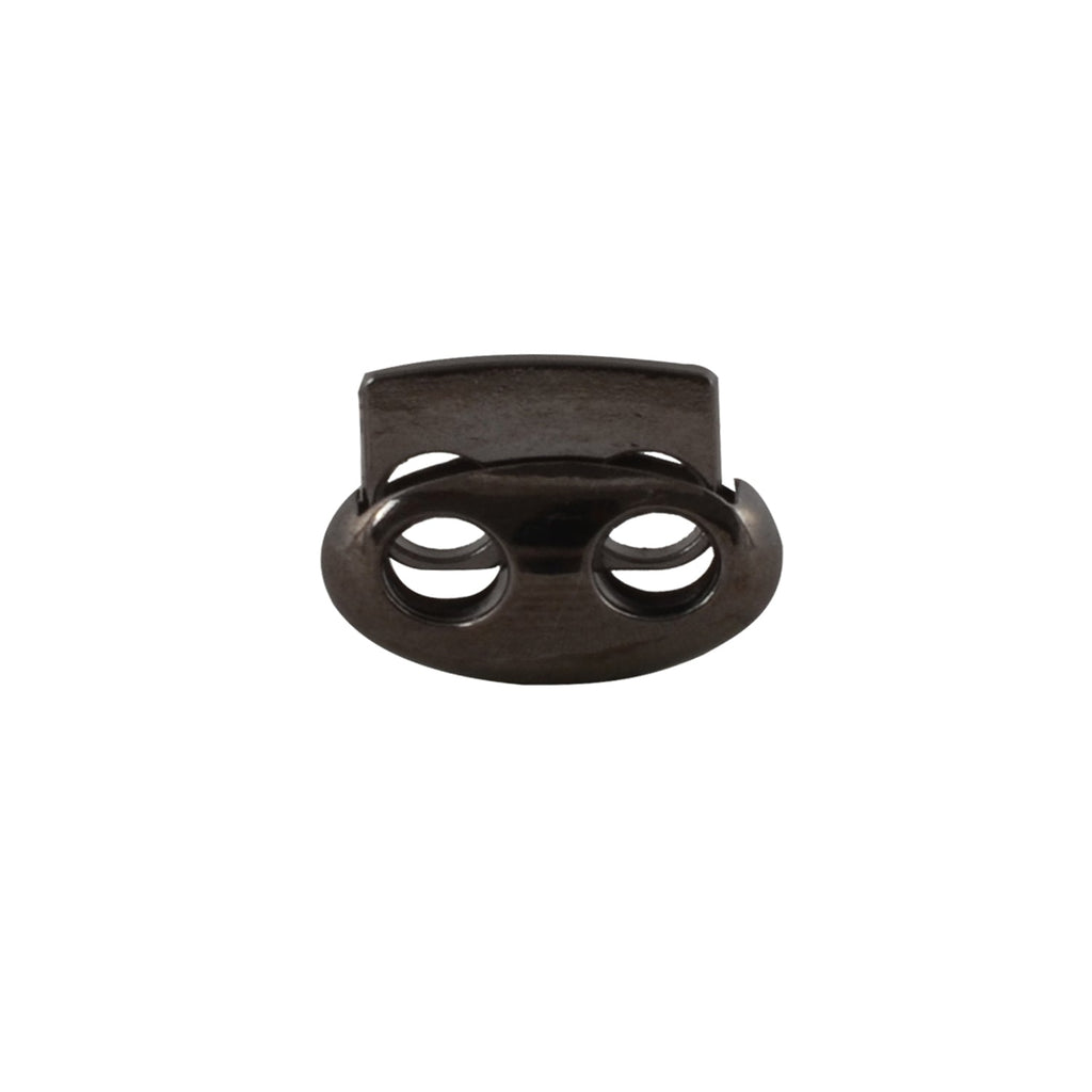 Metal Cord Lock Spring Loaded Stop Toggle Fastener - (Pack of 2)