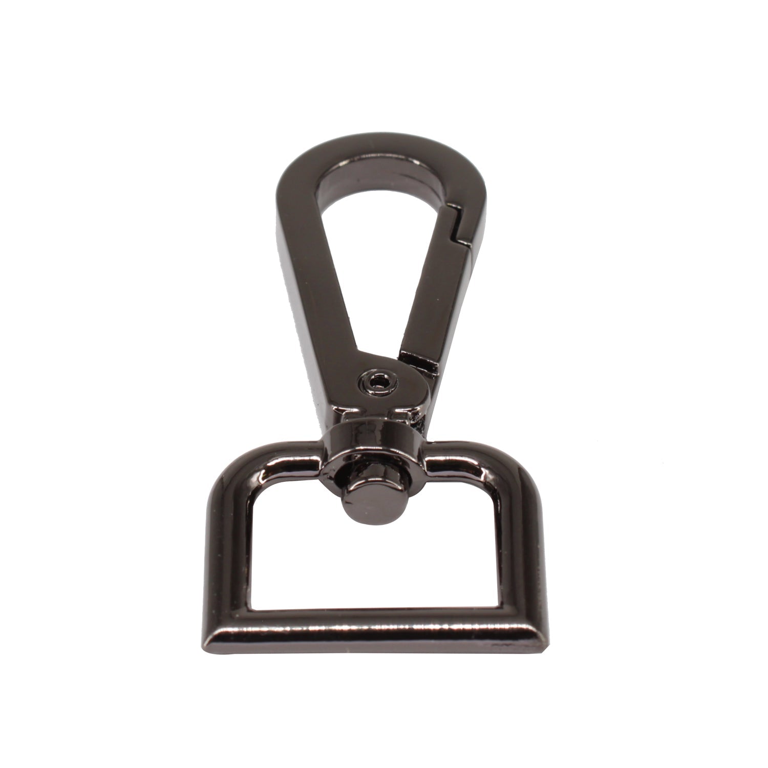 Swivel Lobster Clasp Keyring Fastener Hook with D-Ring (Pack of 1)