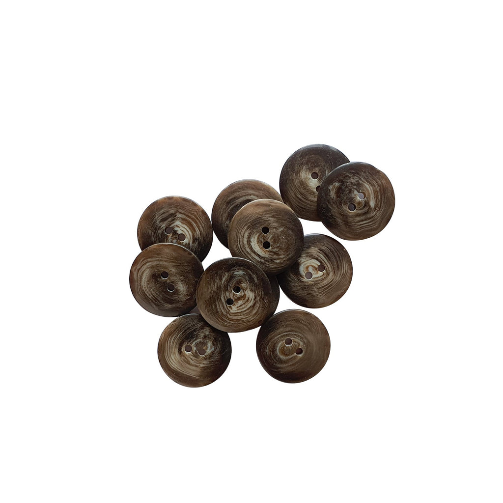 Round Swirl Plastic Buttons (Pack of 10)