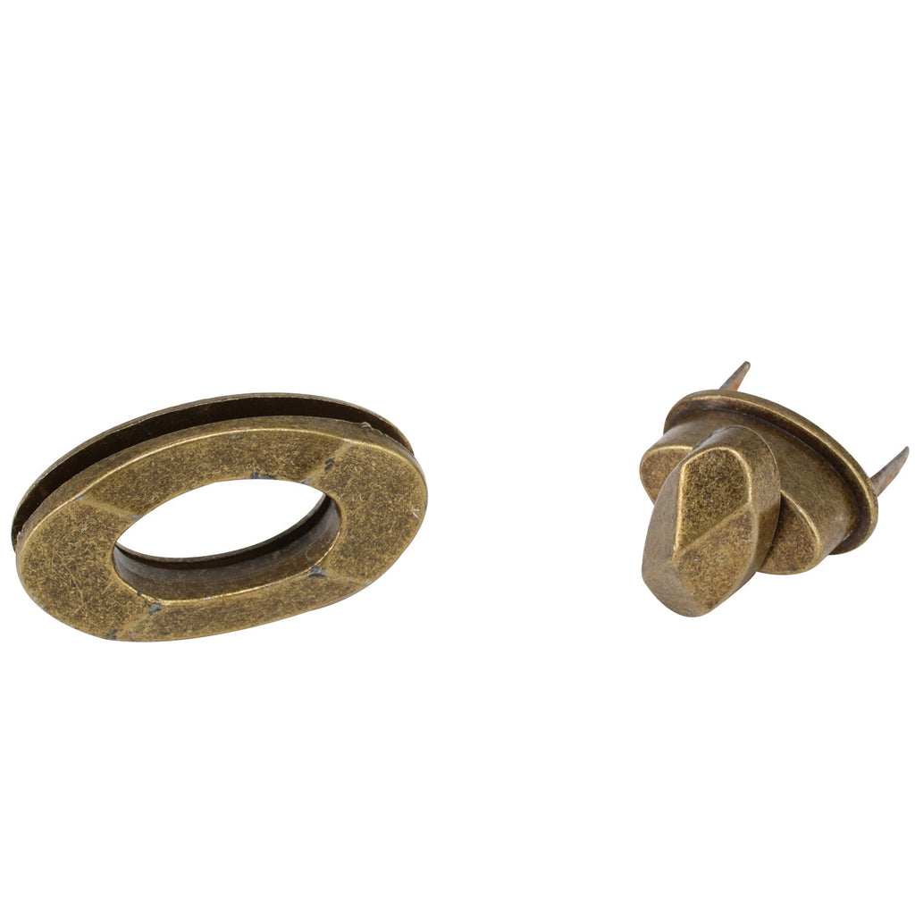 37mm Oval Twist and Turn Lock - (Pack of 1)