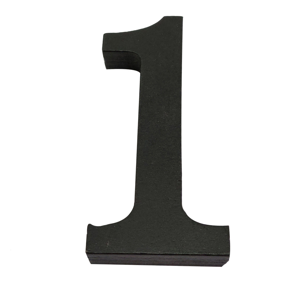 Large Wooden Flat Bottom Number
