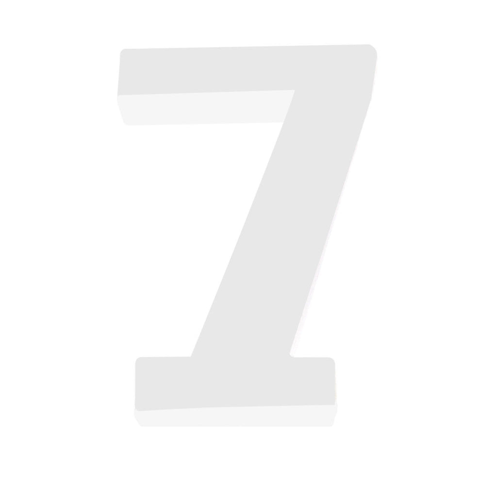 Large Wooden Flat Bottom Number