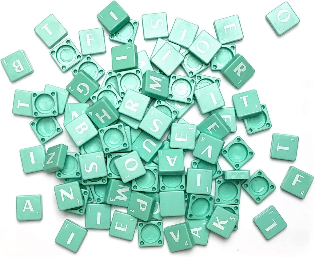 A-Z Plastic Tiles with Score Numbers