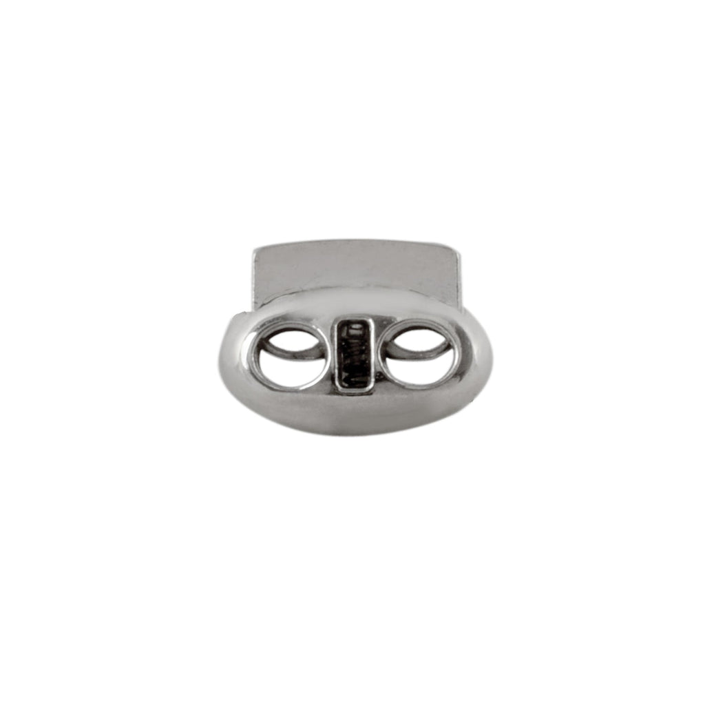 Metal Cord Lock Spring Loaded Stop Toggle Fastener - (Pack of 2)