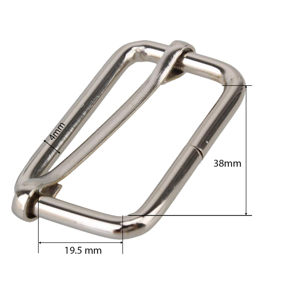 Non-Welded Metal Triglide Slider Buckles (Pack of 2)
