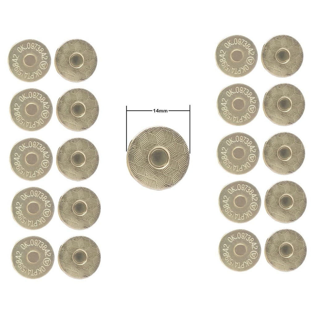 Magnetic Clasp Snap Fastener Button Double Rivet Closures
