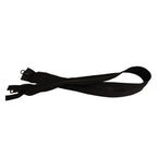 YKK Plastic Two-Way Open-End VISLON Zip, Black - 26" / 66cm