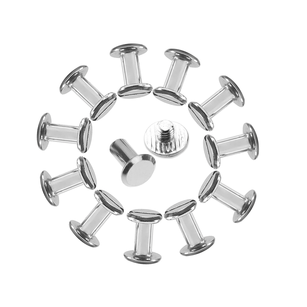 Chicago Screw Flat Head Rivets (Pack of 10)