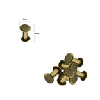 Chicago Screw Flat Head Rivets (Pack of 10)