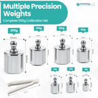 Precision Stainless Steel Calibration Weights Set