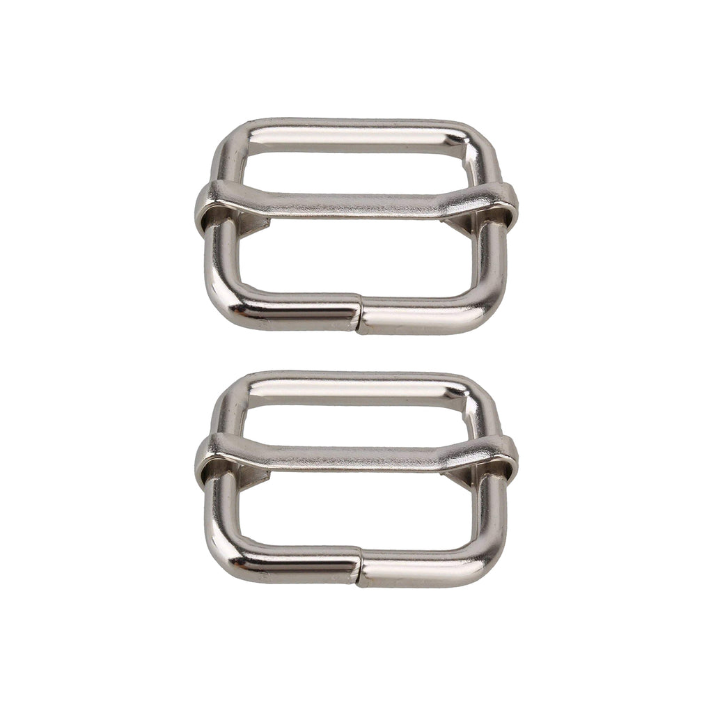 Non-Welded Metal Triglide Slider Buckles (Pack of 2)