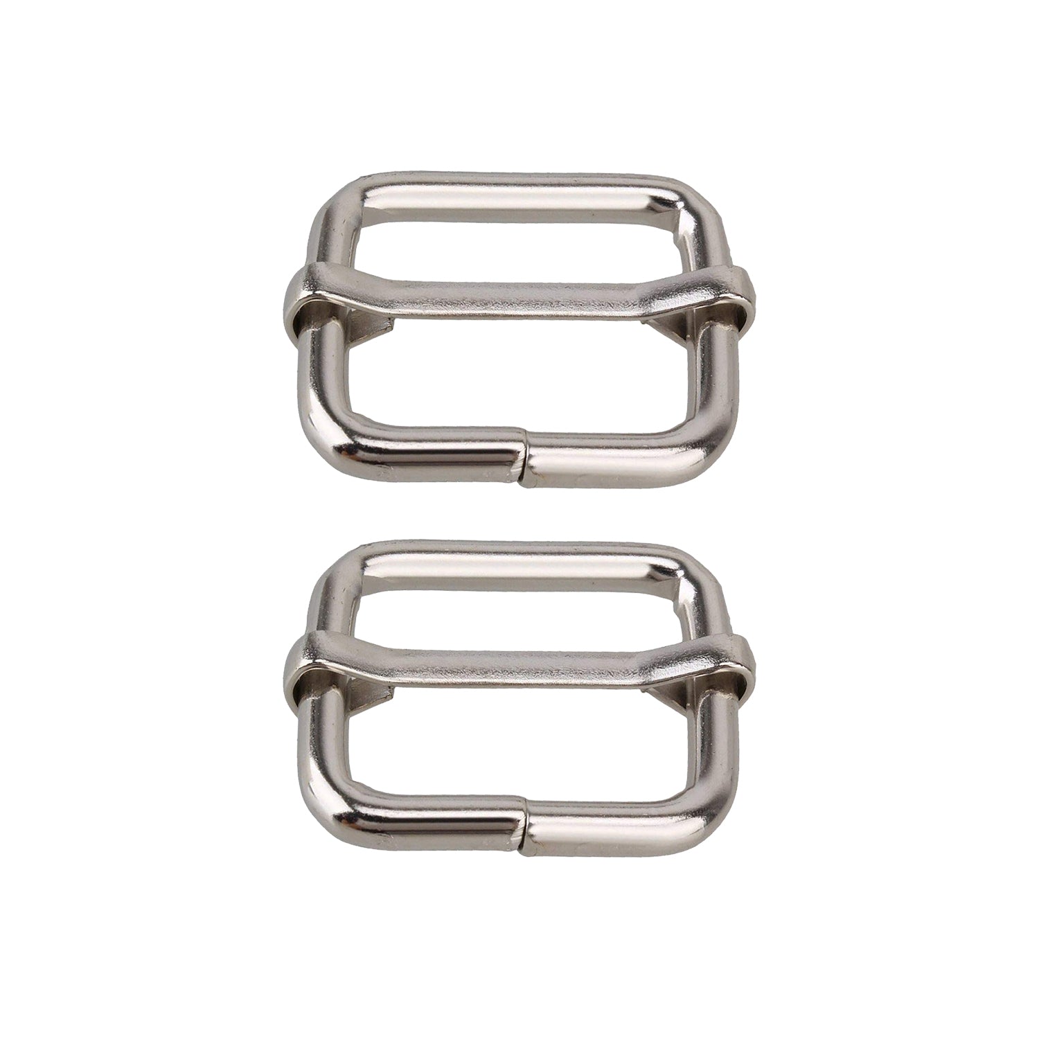 Non-Welded Metal Triglide Slider Buckles (Pack of 2)