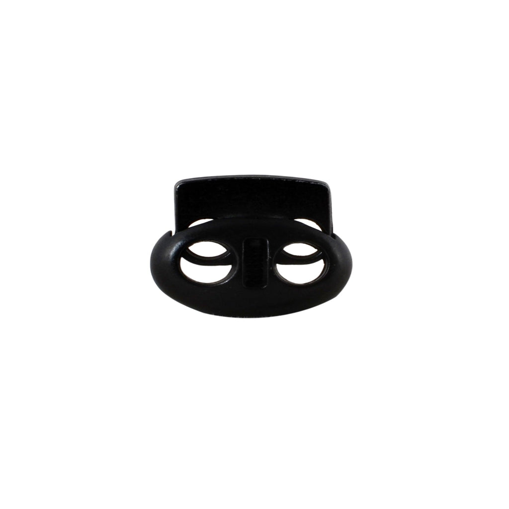Metal Cord Lock Spring Loaded Stop Toggle Fastener - (Pack of 2)