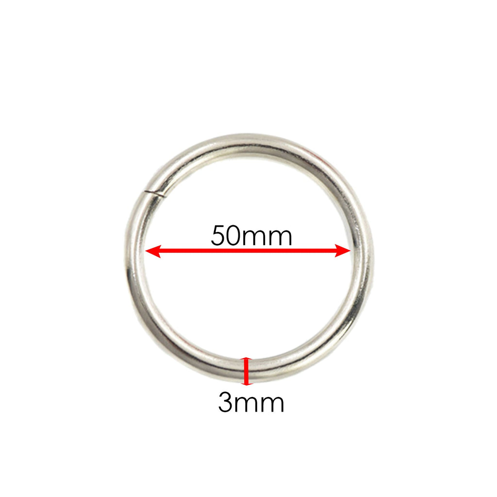 Stainless Steel Non-Welded O Rings - (Pack of 2)
