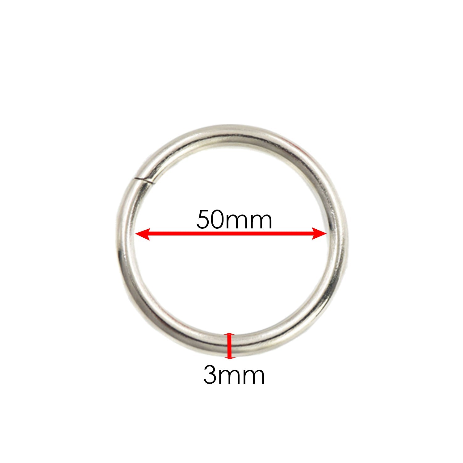 Stainless Steel Non-Welded O Rings - (Pack of 2)