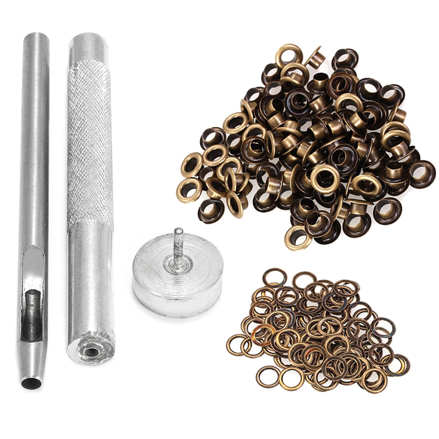 Eyelets with Tool Set - (Pack of 100)