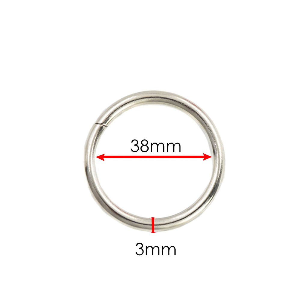 Stainless Steel Non-Welded O Rings - (Pack of 2)