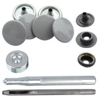4-Part Press Studs with Hand Fixing Tool - Small