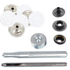 4-Part Press Studs with Hand Fixing Tool - Small