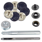 4-Part Press Studs with Hand Fixing Tool - Small