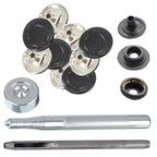 4-Part Press Studs with Hand Fixing Tool - Small