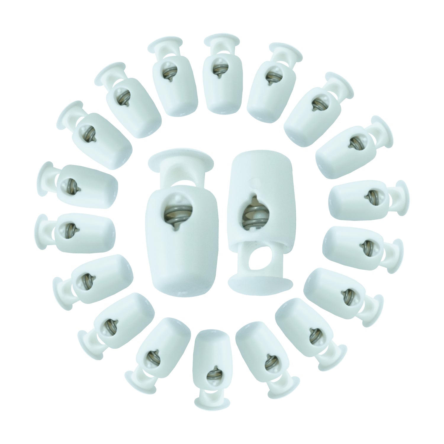 Small Spring Round Cord Stoppers Lock Toggles