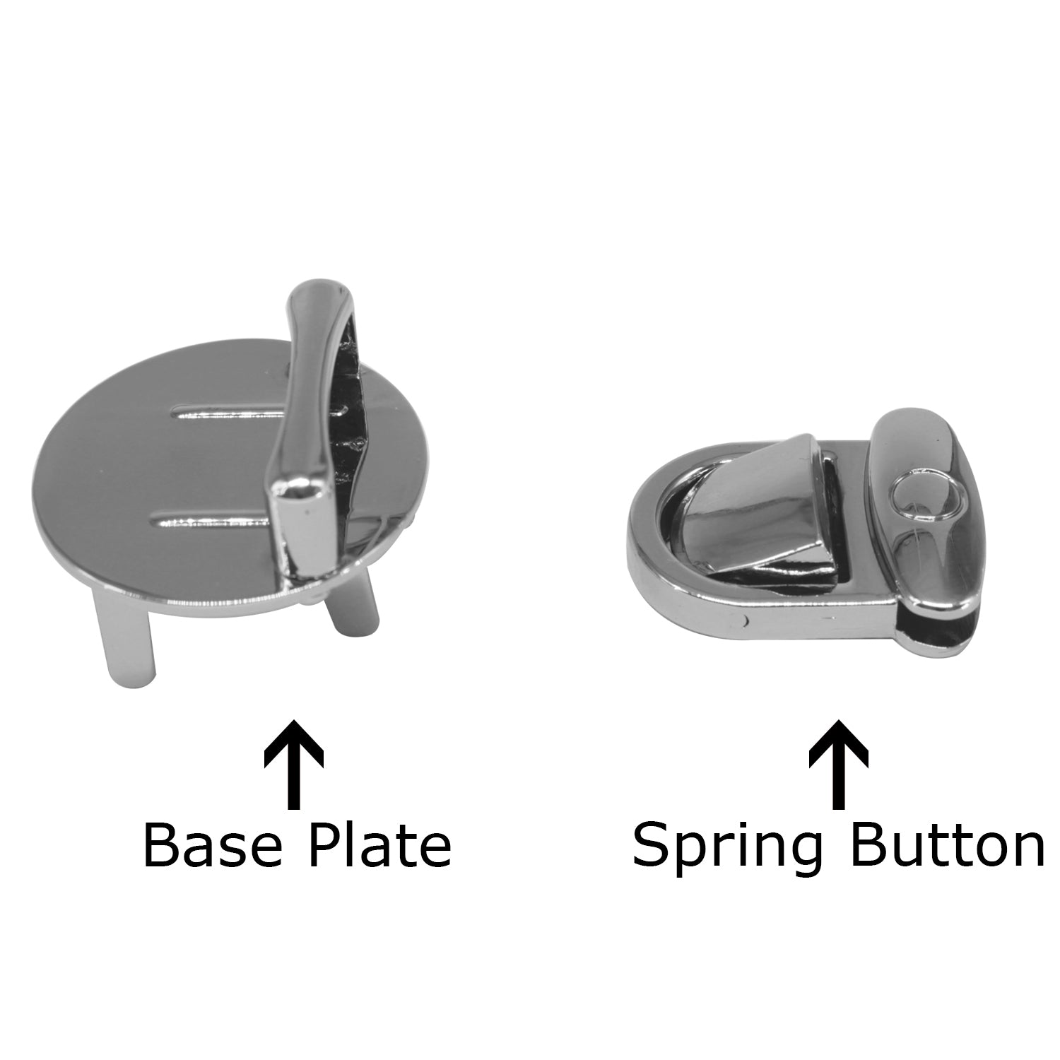 28mm x 23mm Round Tuck Lock Clasp