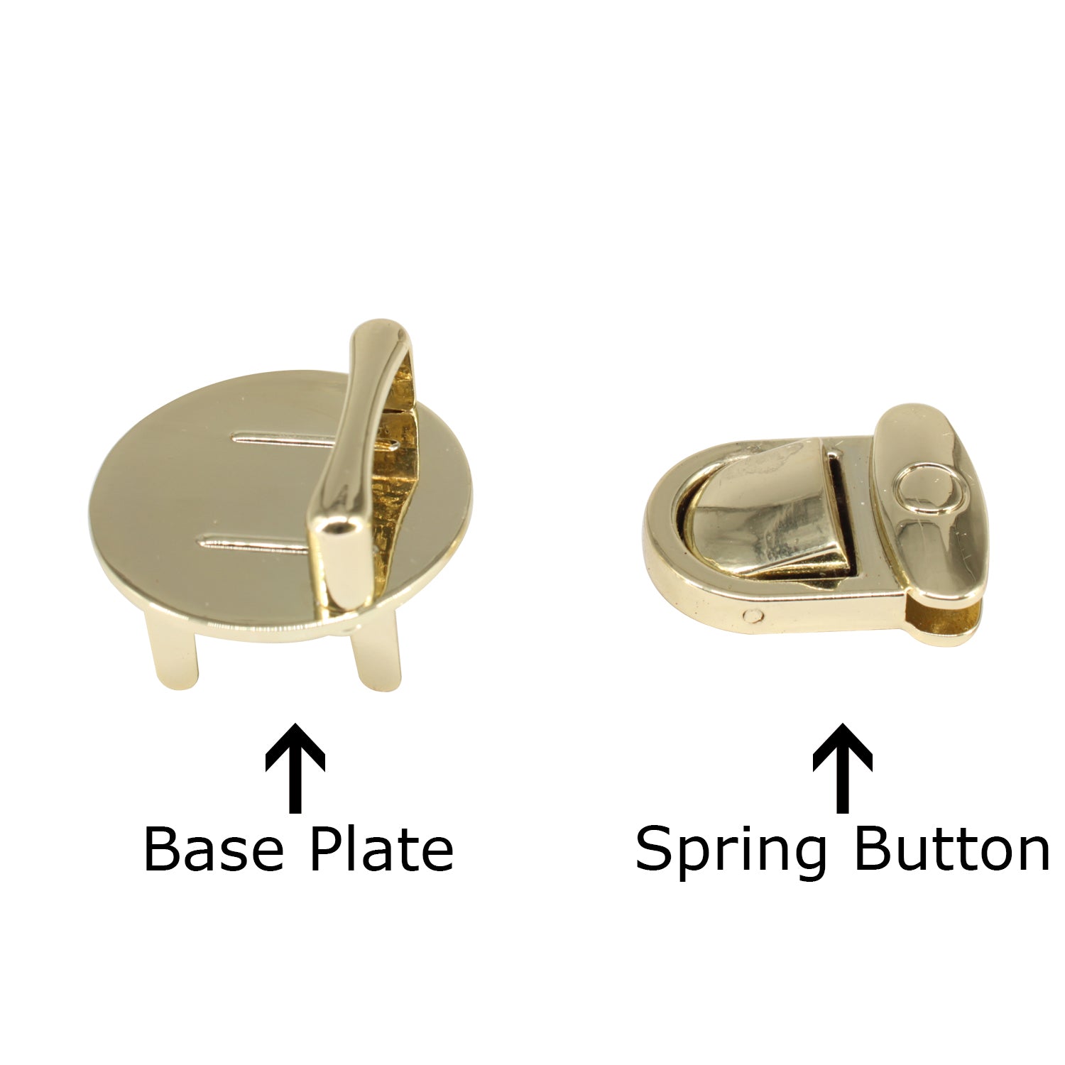 28mm x 23mm Round Tuck Lock Clasp