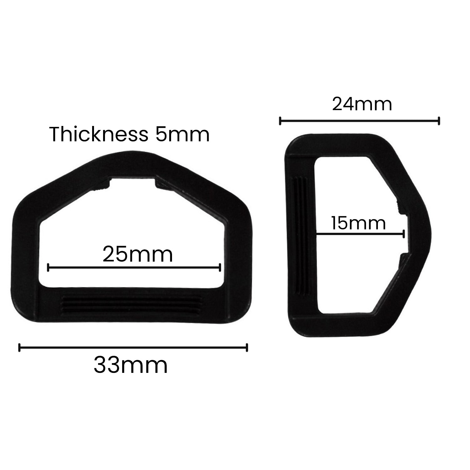 Plastic D Ring Fasteners