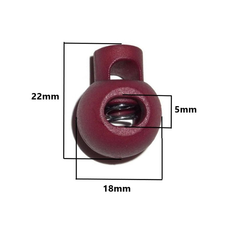 Large Round Cord Stoppers Lock Toggles