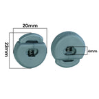 Large Round Cord Stoppers Lock Toggles