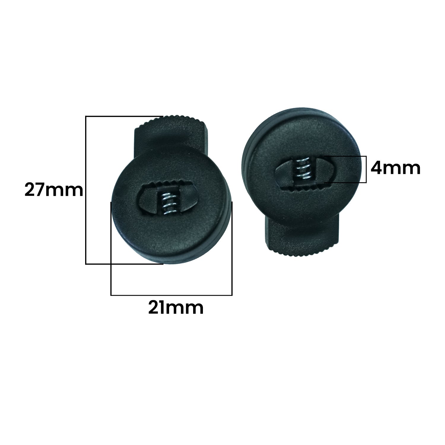 Large Round Cord Stoppers Lock Toggles