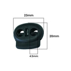 Rectangle Slim Cord Stoppers Lock Toggles