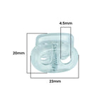 Rectangle Slim Cord Stoppers Lock Toggles