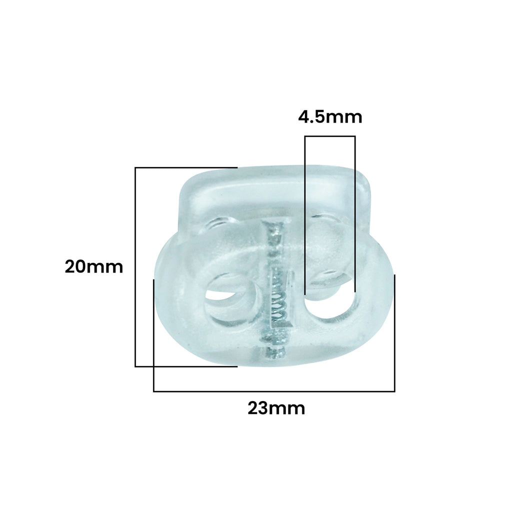 Rectangle Slim Cord Stoppers Lock Toggles